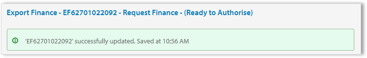 Export Finance - Verify Successful.png