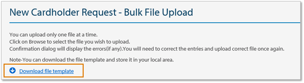 Bulk File Upload