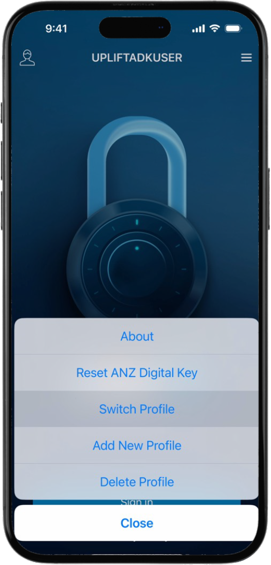 Switch Profile slide up menu.png