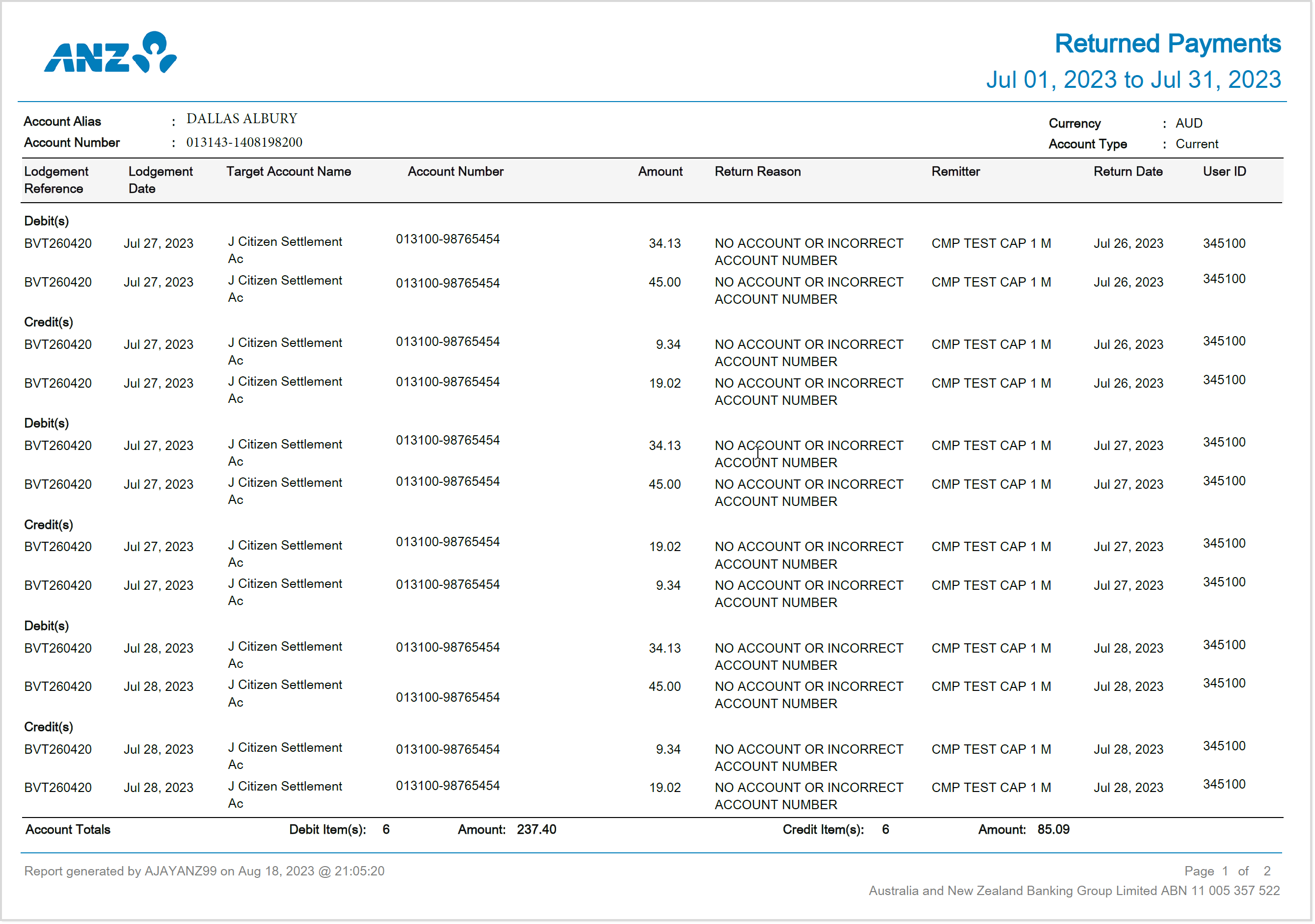 Report - Return items Payment.png