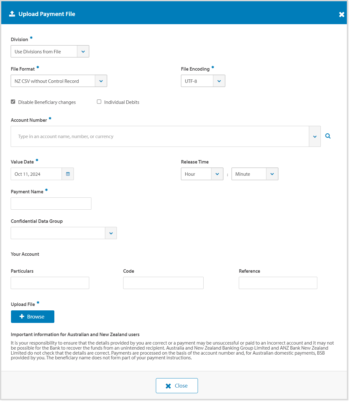 Upload screen - NZ CSV without Control Record.png