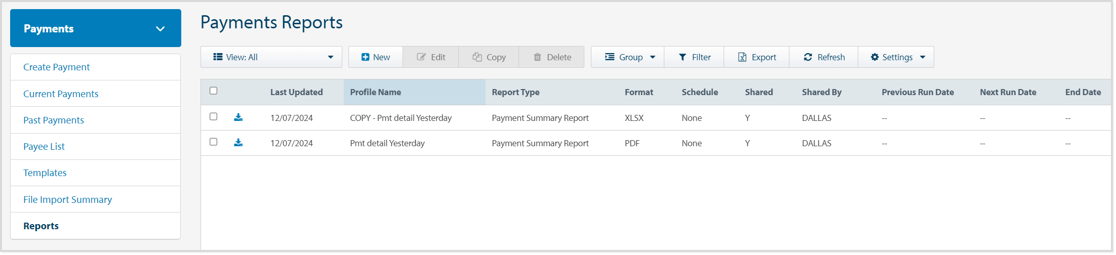 Payment Reports screen.png