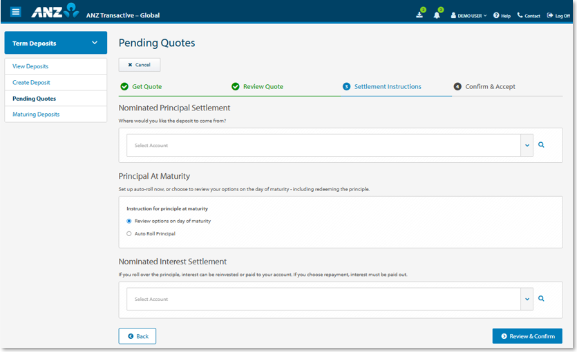 Pending Quotes Settlement Instructions screen.png