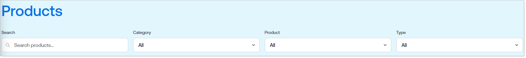 ANZ Developer Portal Products.png
