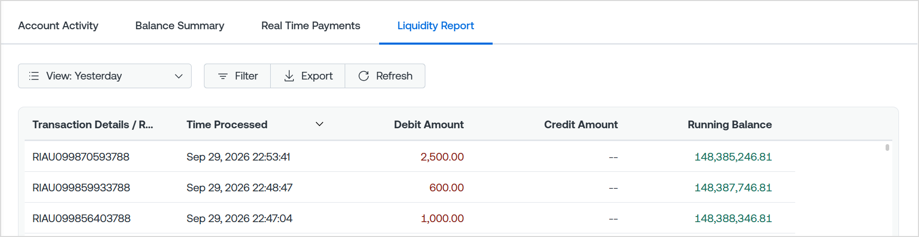 Nostro - Liquidity reports tab.png