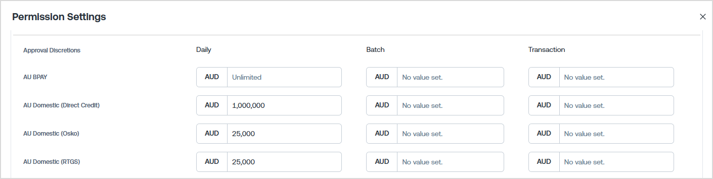 Permission settings - Approval discretions (Payments).png