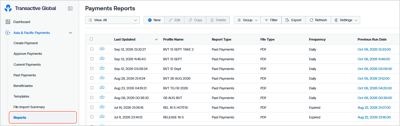 Payment reports screen.png